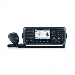 Radio Móvil Marino en la banda de VHF, con pantalla a color de 4.3 pul