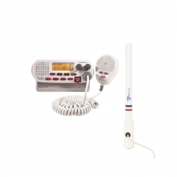 Kit de radio MRF45D  mas antena marina de fibra de vidrio TX-5206-SYS