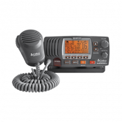 Radio móvil marino VHF clase D con función de megafonía y grabador aut
