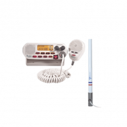 Kit de radio MRF45D  mas antena marina TX-5101-SYS fabricada en fibra
