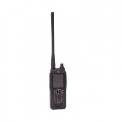 Radio portátil aéreo VHF con display de 2.3 pulgadas y teclado, 6W (PE