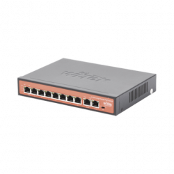 Switch PoE No administrable / PoE de Largo Alcance Hasta 250m / 8 Puer