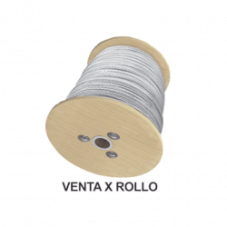 Cable de Retenida de 1/4, Resistencia 2154 Kg, 7 hilos (Carrete de 150