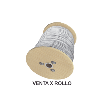 Cable Retenida de 3/8, Resistencia 4900 Kg, 7 Hilos (Carrete de 2000 m