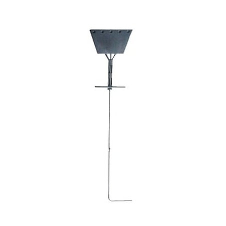 Ancla tipo Paleta con Redondo 3/4, placa de 1/2, 195 cm de Largo, Galv