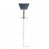 Ancla tipo Paleta con Redondo 3/4, placa de 1/2, 195 cm de Largo, Galv