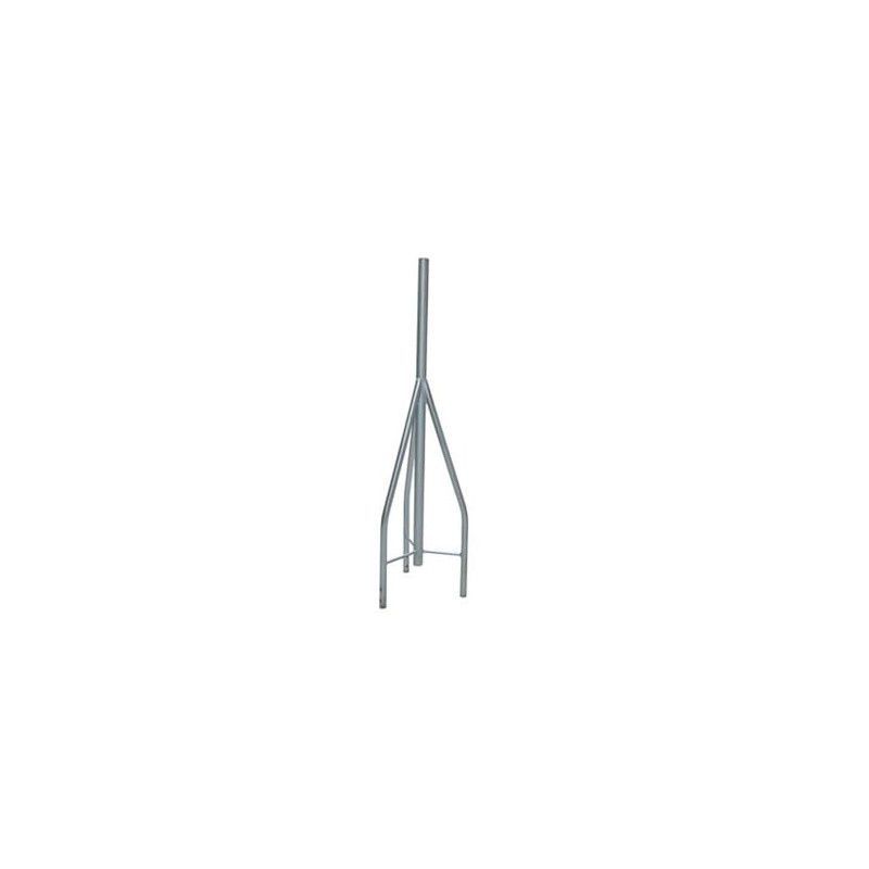 Tramo de Remate / Copete, tubo industrial 1 1/4 con tubo central 2 3/8