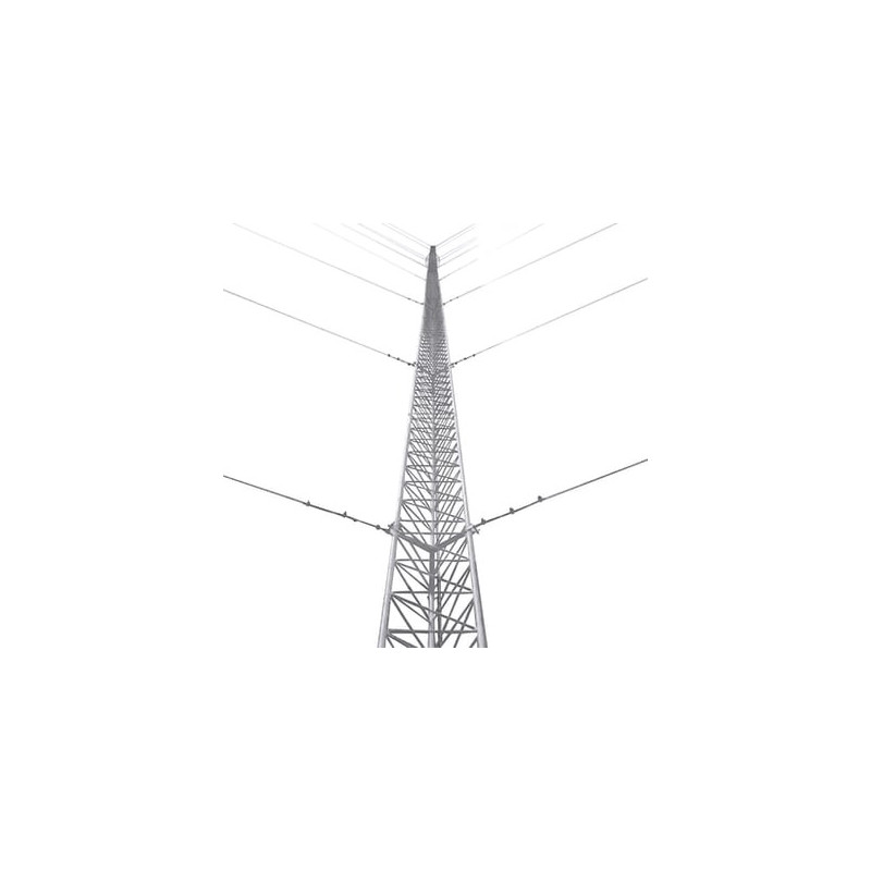Kit de Torre Arriostrada de Piso de 15 m Altura con Tramo STZ45G Galva
