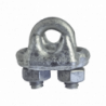 Nudo/ Perro/ Abrazadera Acero Forjado para Cable de 3/8, Galv. por Inm