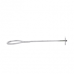 Ancla de Losa o Pared de 63-65 cm. de 13 cm diámetro de argolla Galvan