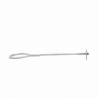 Ancla de Losa o Pared de 63-65 cm. de 13 cm diámetro de argolla Galvan