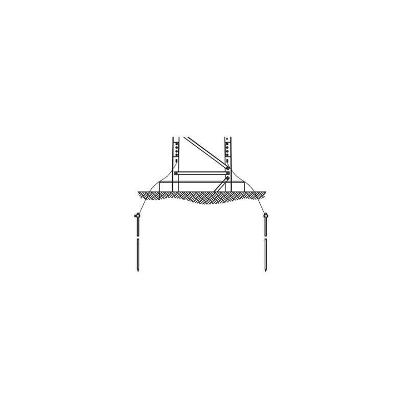 Sistema de Aterrizaje en 3 Piernas para Torre SUPER TITAN. Para Sec. 1