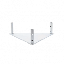 Base Triangular para Tramo STZ45 Galvanizado Electrolítico.