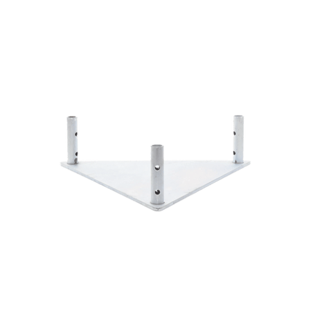 Base Triangular para Tramo STZ45 Galvanizado Electrolítico.