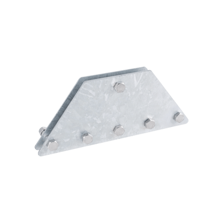 Placas igualadoras con tornillería y separadores, para 6 retenidas. Ga