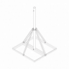 Base No Penetrante Base de 0.9 x 0.9 m con Mástil de 1.5 m x 2 diam. C