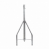 Tramo de Remate / Copete, tubo industrial 1 1/4 con tubo central 2 3/8