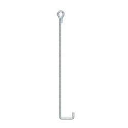 Ancla de Suelo con Ojo de Llave Ø 3/4 x 150 cm, Galvanizado por Inmers