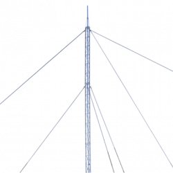 Kit de Torre Arriostrada de Techo de 24 m con Tramo STZ30G Galvanizada