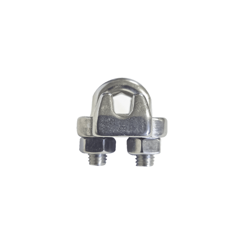 Nudo/ Perro/ Abrazadera Acero Forjado para Cable de 1/4, Acero Inoxida