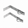 Juego de 2 Herrajes de Pared para Sujeción de Mástil (1-1/4 a 2)