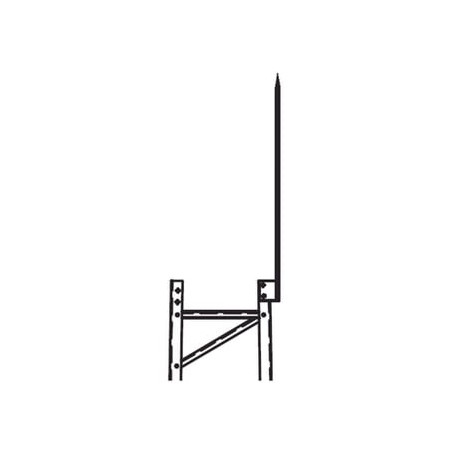 Punta Pararrayo Maciza para Estructura de Torre TITAN.