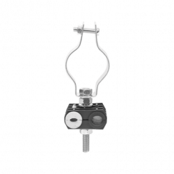 KIT de Un Sujetador de plástico para dos cables de 6 a 8 mm con todo y