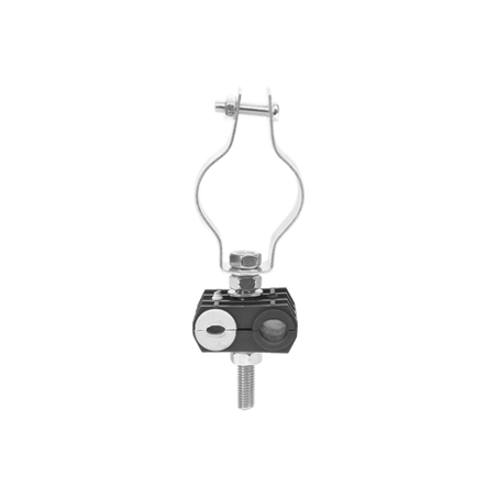 KIT de Un Sujetador de plástico para dos cables de 6 a 8 mm con todo y