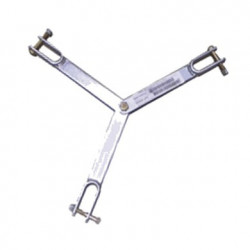 Brida para sujeción de retenida compatible con tramos STZ90G, Galvaniz