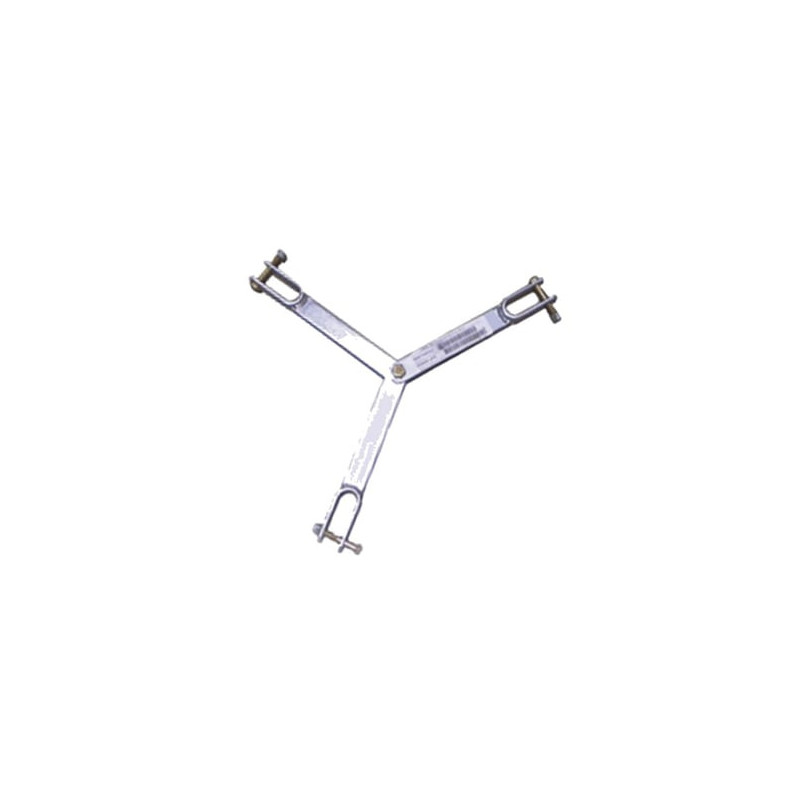 Brida para sujeción de retenida compatible con tramos STZ90G, Galvaniz