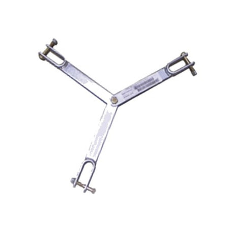 Brida para sujeción de retenida compatible con tramos STZ90G, Galvaniz