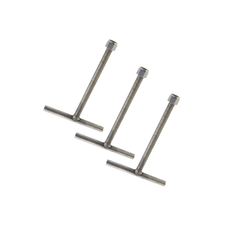 Juego de 3 Anclas con galvanizado por inmersión en caliente. Compatibl