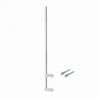 Mástil Liviano de Pared de 1.5 m (Diam. 1-1/4) con Cejas de Fijación