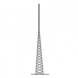 Torre Autosoportada Tubular ROHN de 39 metros Linea SSV HEAVY DUTY.