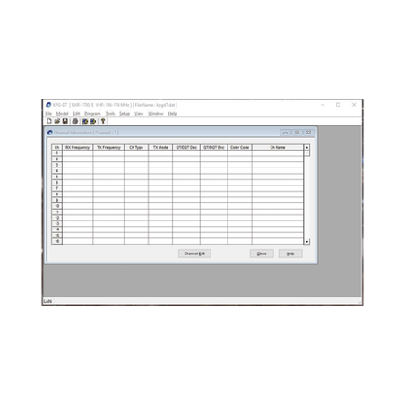 Software de programación para repetidores NXR-1700 NXR-1800 (serie NX-