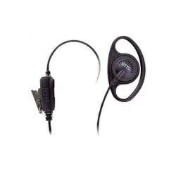 Micrófono-Audífono tipo Anillo, Cable con 40 lbs de Resistencia. KENWO
