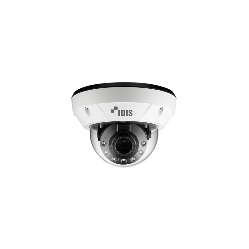 Cámara Domo IP de 2 Megapíxeles  Audio bidireccional  Alarma I/O  IK10