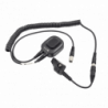 Cable IS para protector auitivo SENSEAR oara radio Kenwood NX410IS/NX4