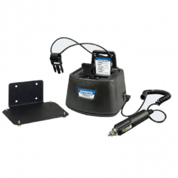 Cargador vehicular ENDURA con tirantes para radio y accesorios de mont