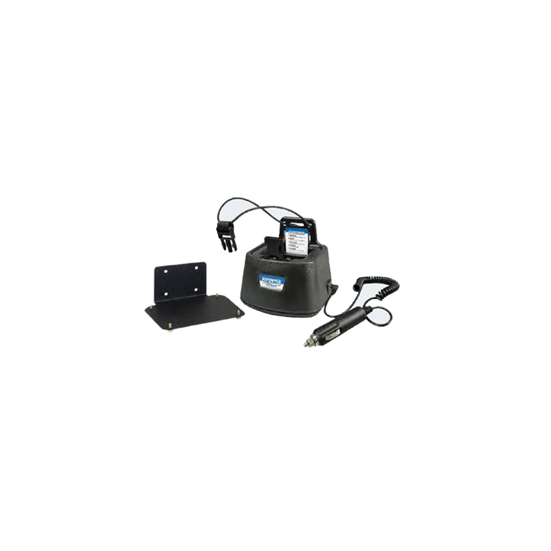 Cargador vehicular ENDURA con tirantes para radio y accesorios de mont