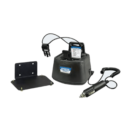 Cargador vehicular ENDURA con tirantes para radio y accesorios de mont