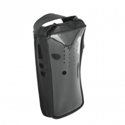 Funda Reforzada de Piel con visor frontal transparente en TK-2202, TK-