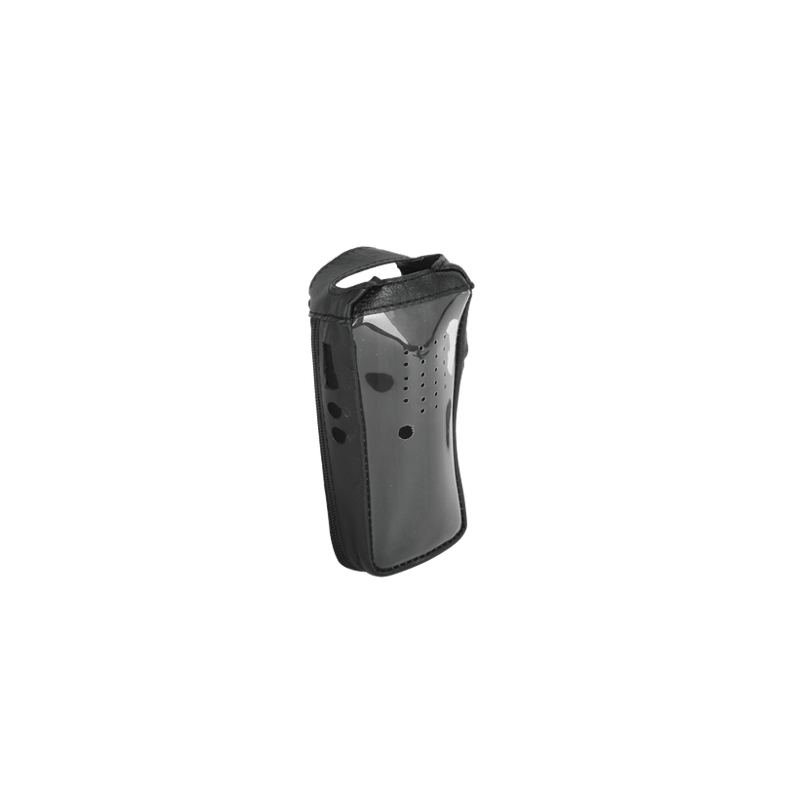 Funda Reforzada de Piel con visor frontal transparente en TK-2202, TK-