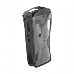 Funda Reforzada de piel con frente transparente para radios TK-2212, T