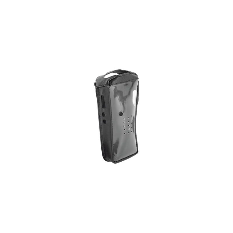 Funda Reforzada de piel con frente transparente para radios TK-2212, T