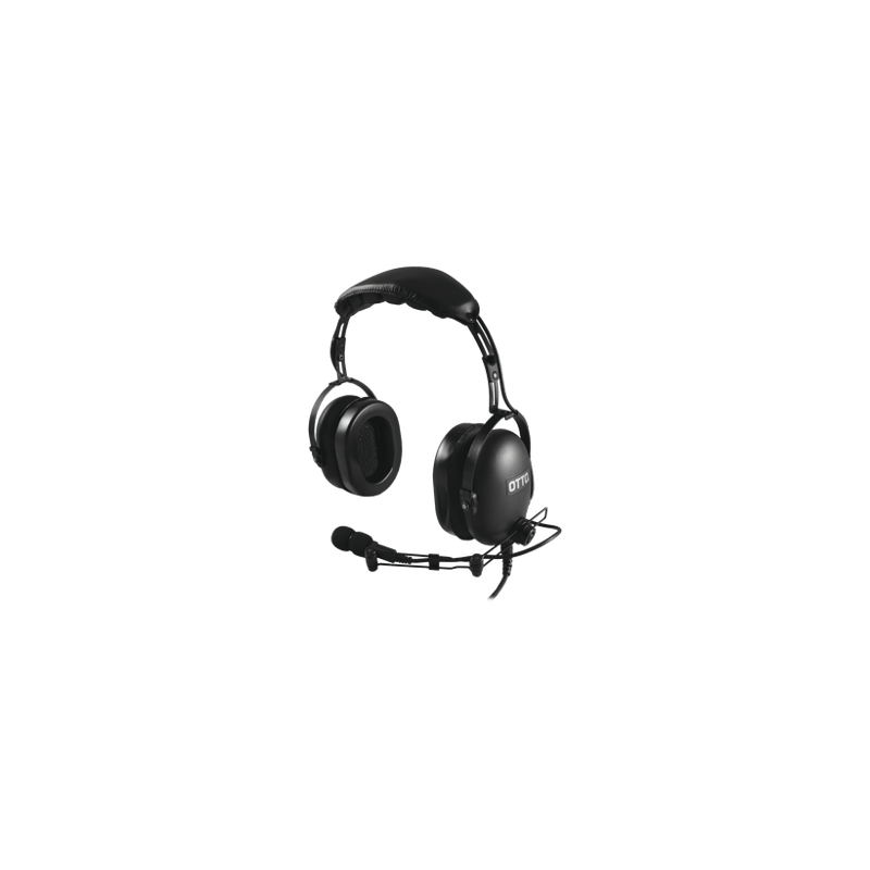 Diadema Heavy Duty sobre la cabeza para KENWOOD NX-340/320/420, TK-323