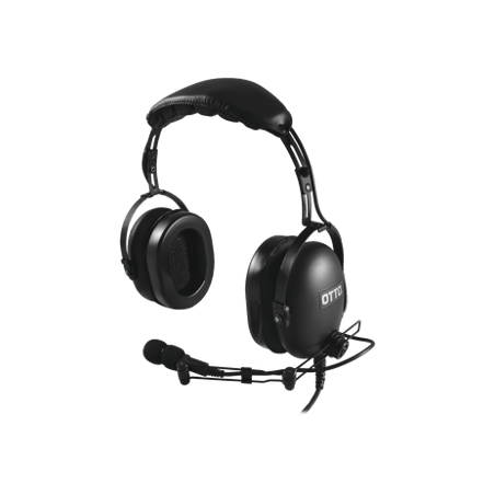 Diadema Heavy Duty sobre la cabeza para KENWOOD NX-340/320/420, TK-323