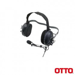 Diadema heavy duty por detrás de la cabeza para KENWOOD NX-200/300/410