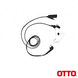 Micrófono-Audífono Profesional de 2 Cables para KENWOOD NX200/300/410/