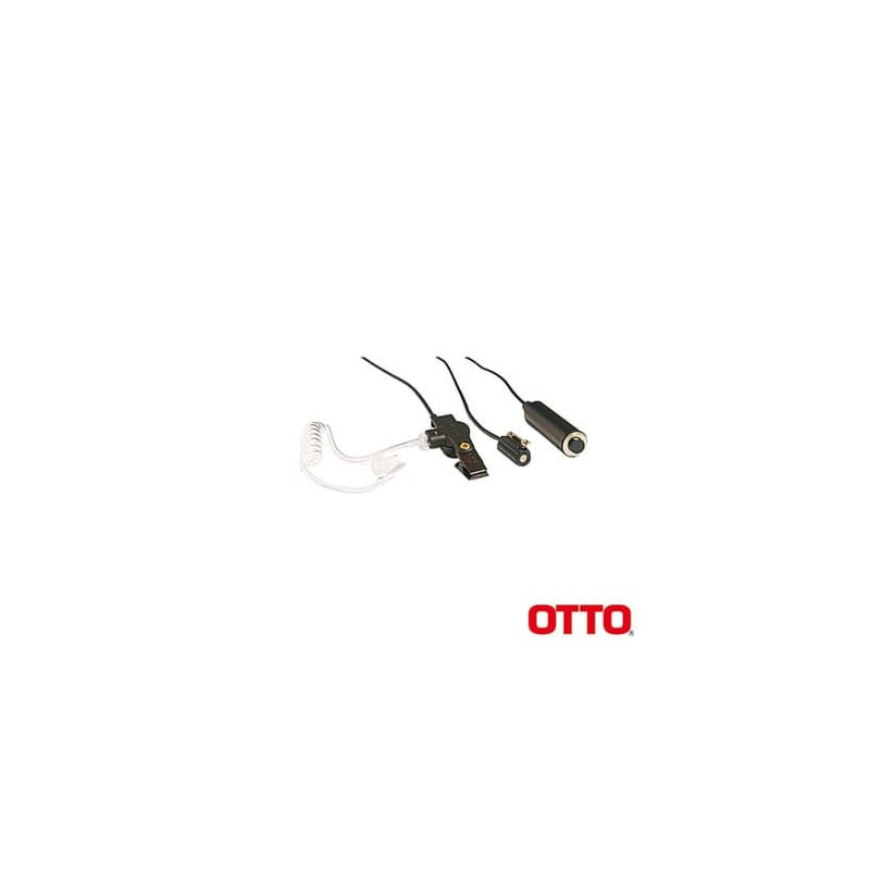 Kit de Micrófono-Audífono profesional de 3 cables para KENWOOD NX-340/